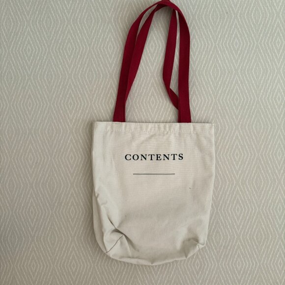 McNally Jackson Red Ribbon Tote Bag - Picture 2 of 2